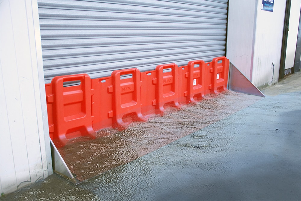 Flooding stopped with Floody at roller doors