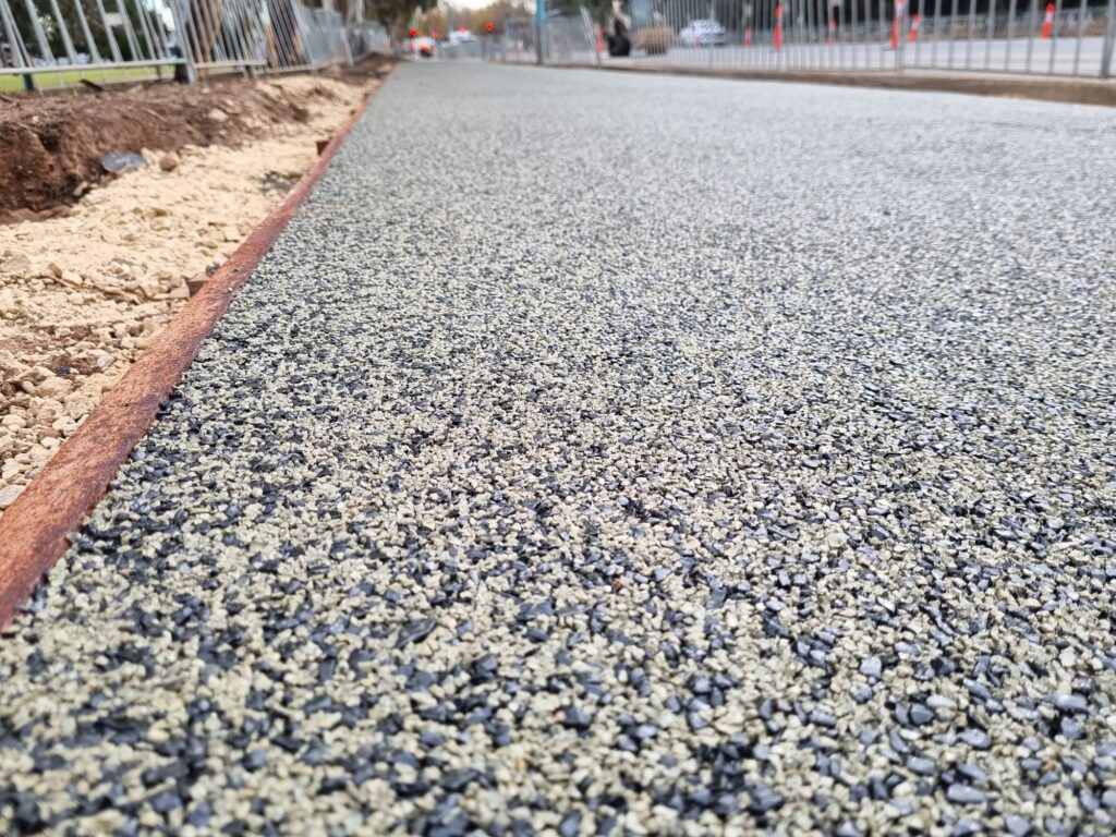 Porous Lane Adelaide Bike Path Closeup