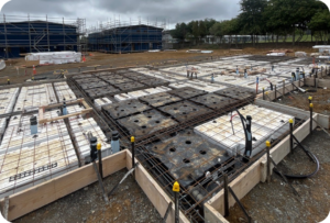 Aquacomb In slab