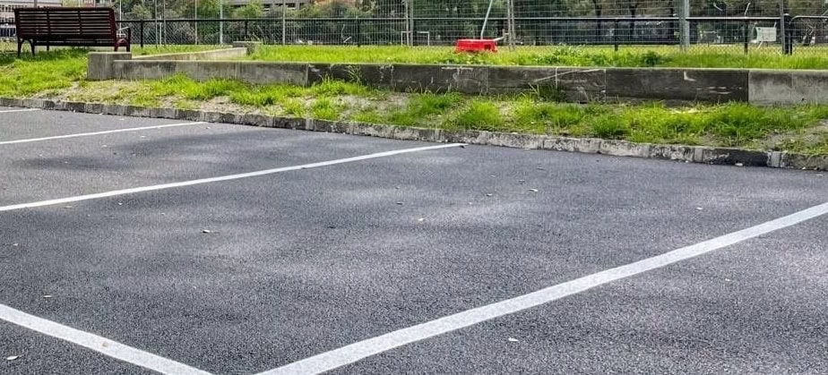 permeable car park
